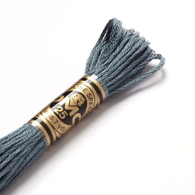 Filato mouliné da ricamo tonalità grigie COL 3768