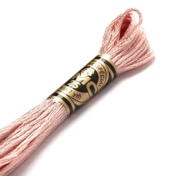 Filato mouliné da ricamo toni rosa-viola COL 224