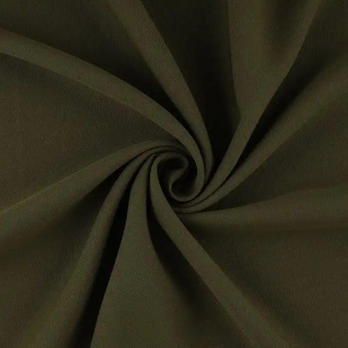 Tessuto poliestere Burlington verde kaki
