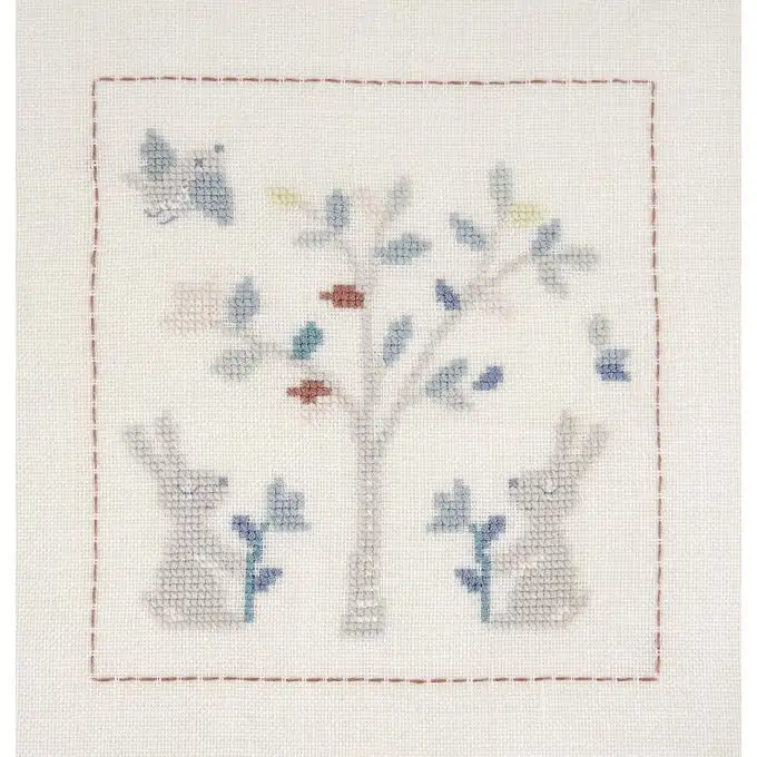 Kit ricamo 'Rendez-vous champêtre'