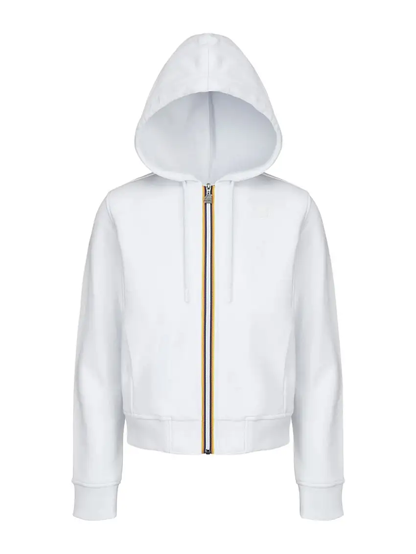 K-WAY Women's Sweatshirt Deline K8122IW 001 White