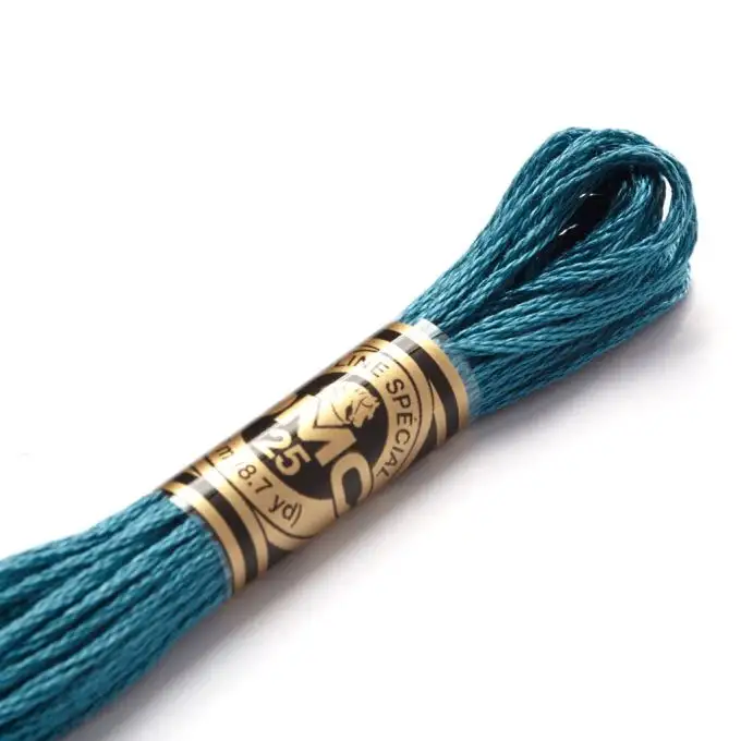 Filato mouliné da ricamo tonalità blu codice 3809