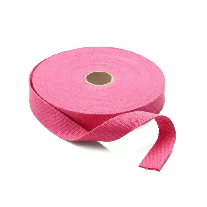 Cinturino cotone 30mm per borsa rosa fucsia
