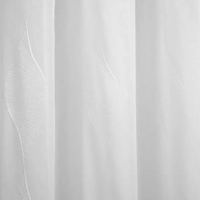 Tessuto velo ricamato spirali