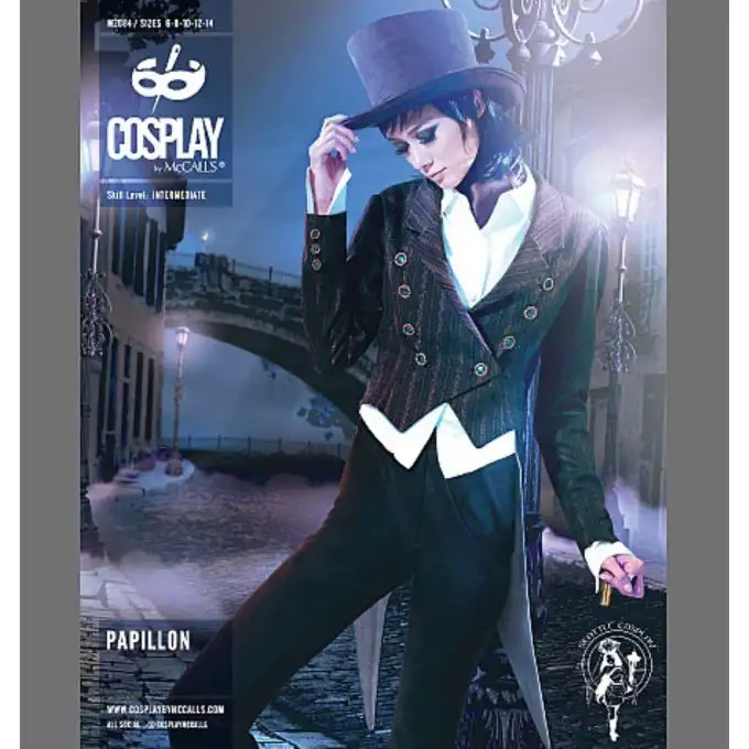 Modello cosplay coda di rondine