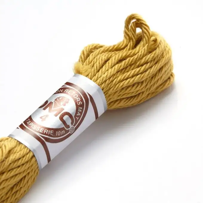 Filo da ricamo ritorto opaco giallo arancione - COL 2833