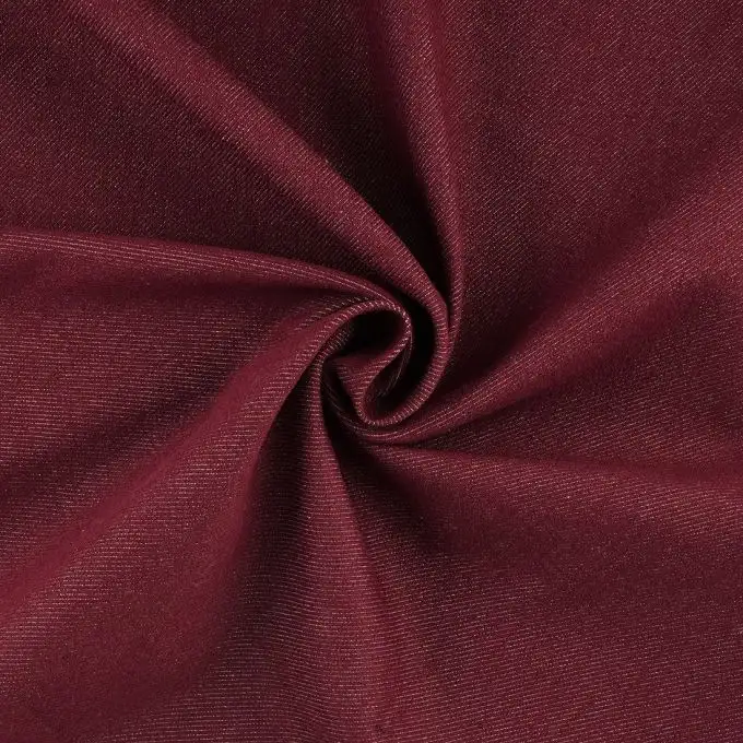 Tessuto denim pesante bio melanzana