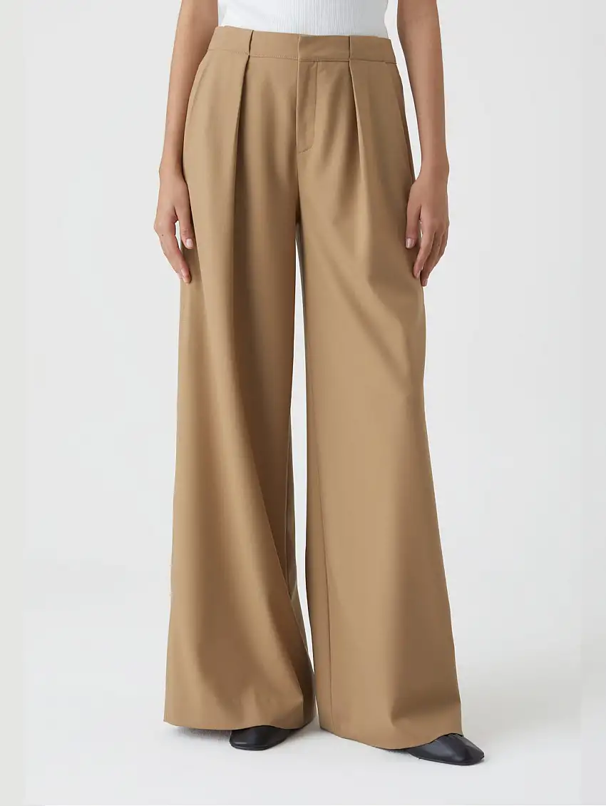 Pantalone con Pinces Marrone