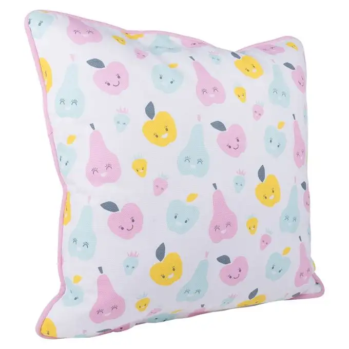 Cuscino bianco frutta
