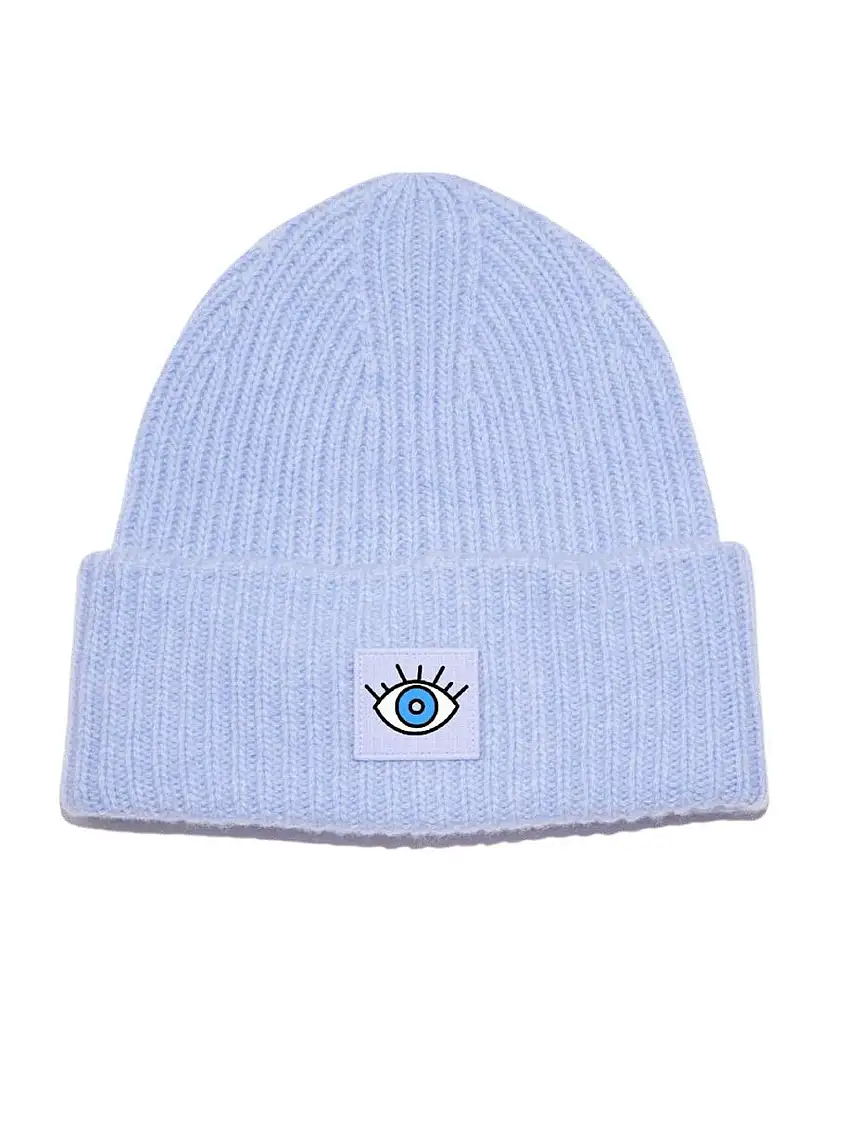 Cappello a Coste con Patch Blu Eyes Blu