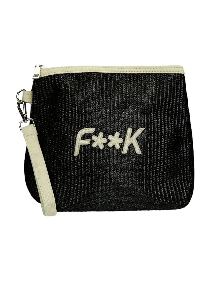 F**K Women's Clutch FK24-A062BK Black