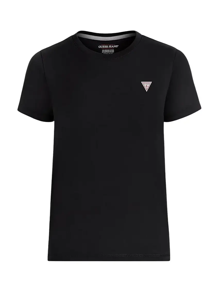 GUESS Women's T-shirt GJ SS CN REG MINI TRIANGLE TEE W4YI10 J1314 JBLK Black