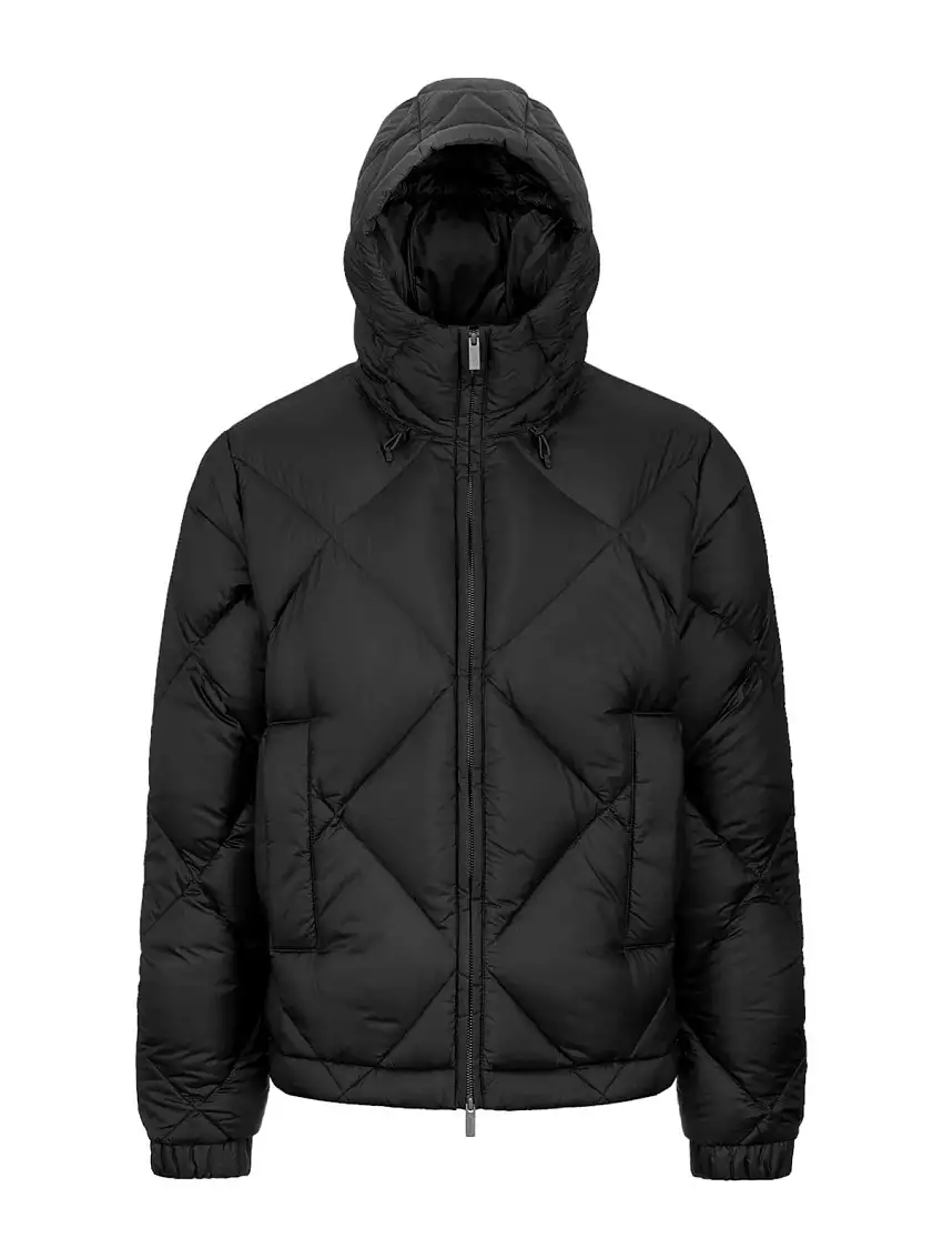K-WAY Men's Down Jacket QUILL SUPER LIGHT THERMO HEAVY K8136FW AT0 Black