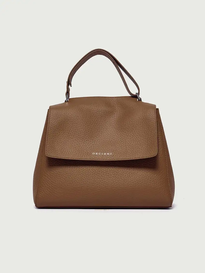 Borsa Sveva a Mano Media Cuoio