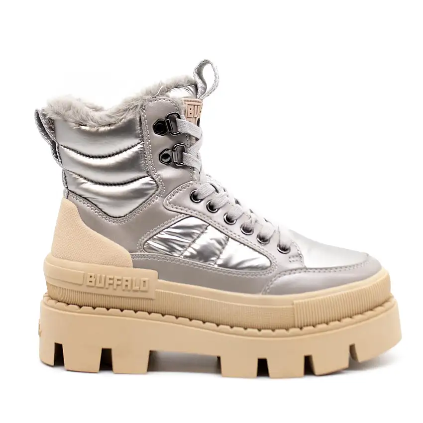 Stivali da donna Buffalo Raven Snow Laceup Mid