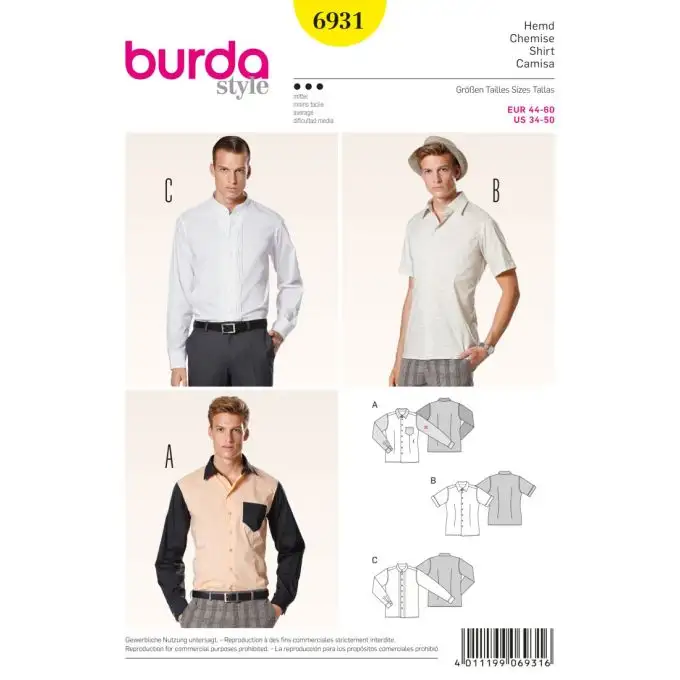 Camicia burda 6931