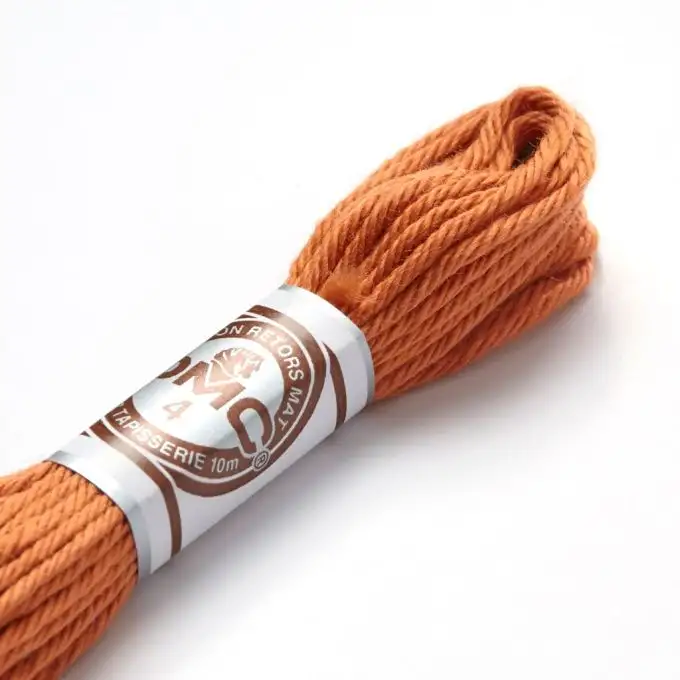 Filo da ricamo ritorto opaco giallo arancio - COL 2922