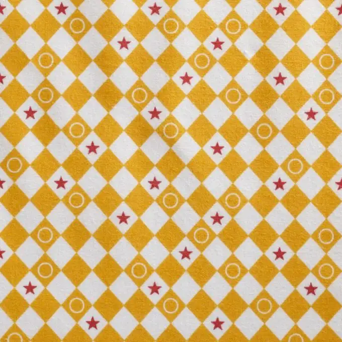 Tessuto cotone a scacchi