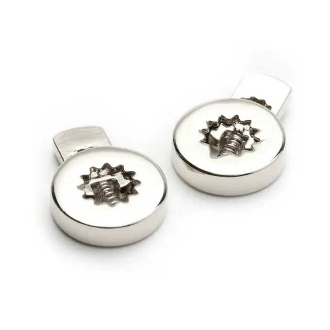 Fermacavo tondo metallo