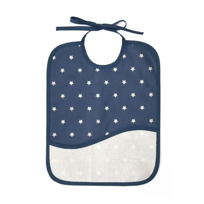 Bavaglino ricamabile 6 mesi motivo stella