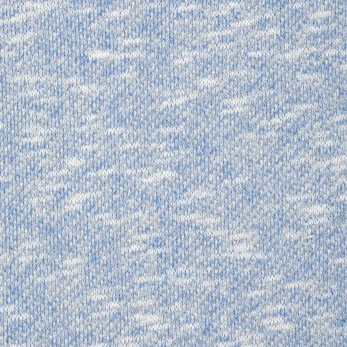Tessuto felpato blu mélange