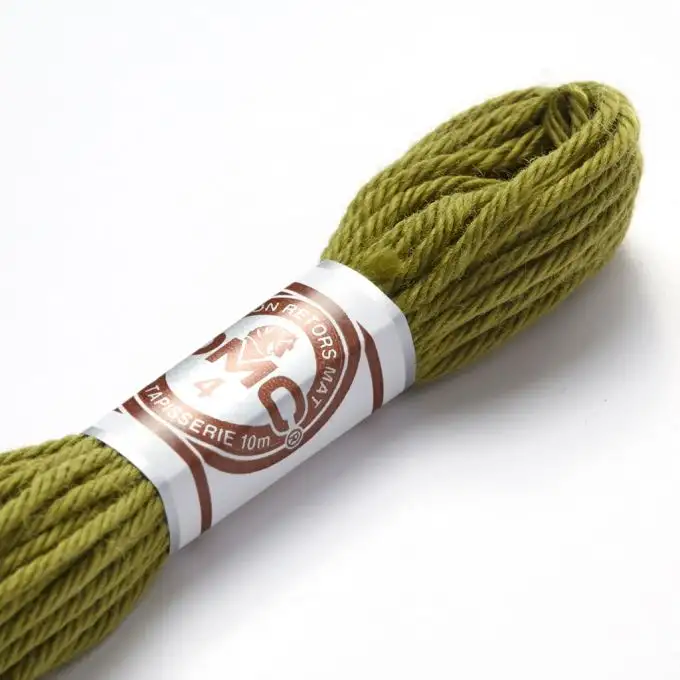 Filo da ricamo ritorto opaco verde - COL 2580