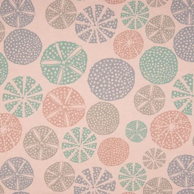 Felpa in tessuto molleton con cerchi multicolori