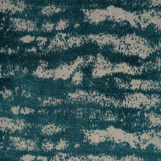 Tessuto velluto blu petrolio