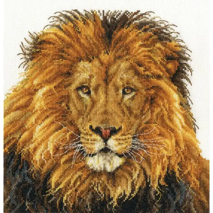 Kit punto croce La fierezza del leone