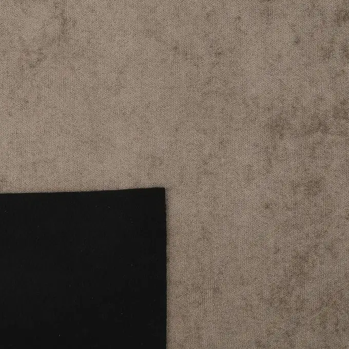 Tessuto velluto termico talpa