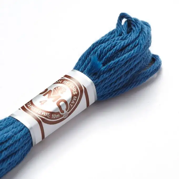 Filo da ricamo ritorto opaco blu - COL 2592