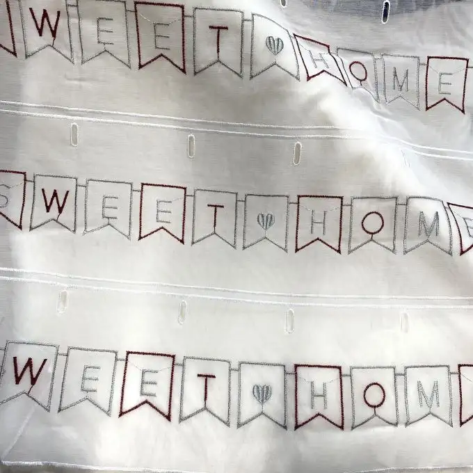 Tessuto velo bianco modulabile Sweet Home - 58 cm