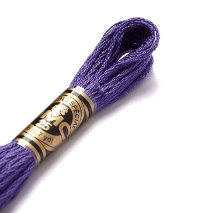 Filo mouliné da ricamo toni rosa-viola COL 333