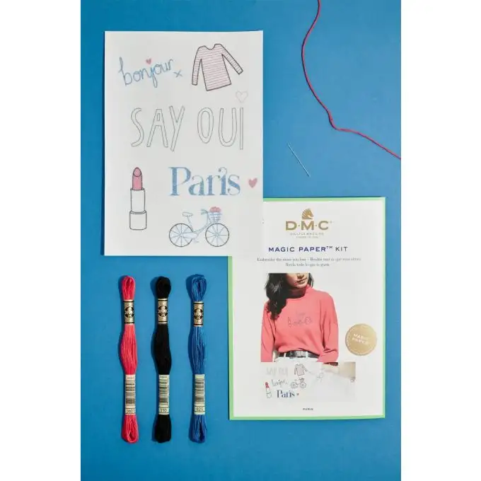 Kit ricamo punto croce fai da te - francese