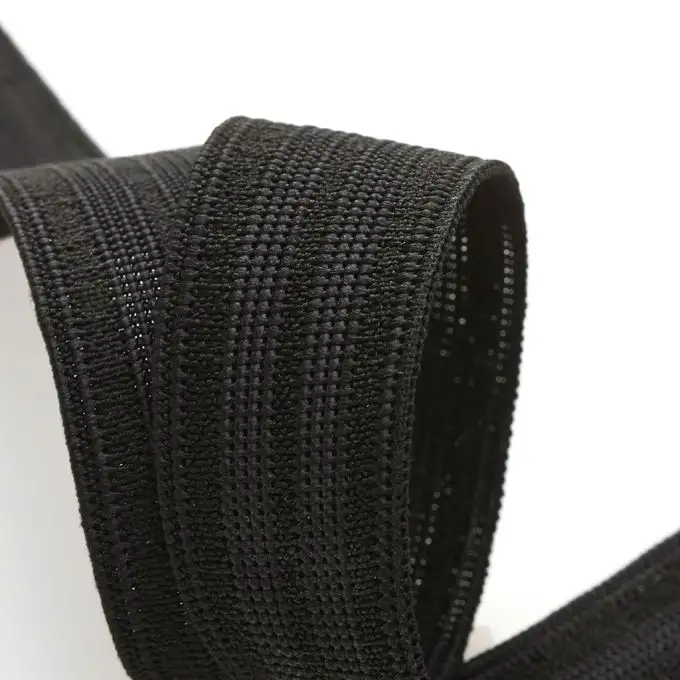 Elastico per boxer nero 25 mm