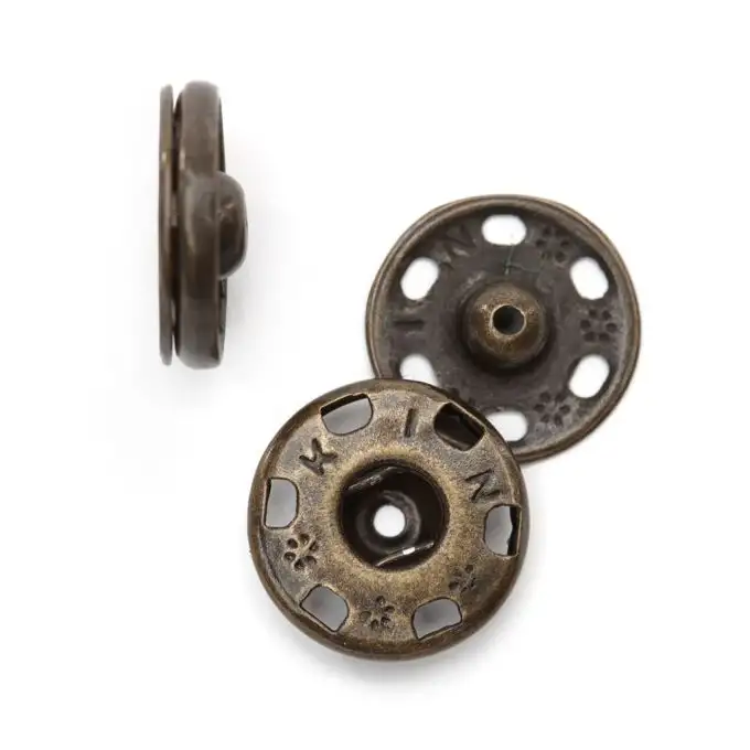 bottone a pressione da cucire