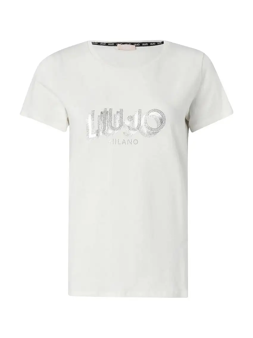 LIU JO SPORT Women's T-shirt TA5214JS003 M9136 White milk/LiuJo