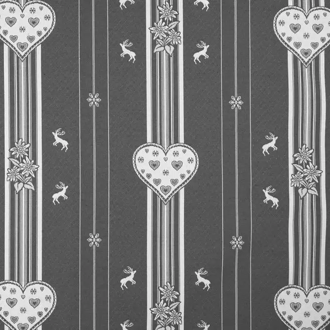 Tessuto jacquard Alpineto grigio