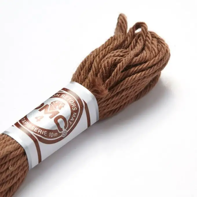 Filo da ricamo ritorto opaco bianco a beige - COL 2840