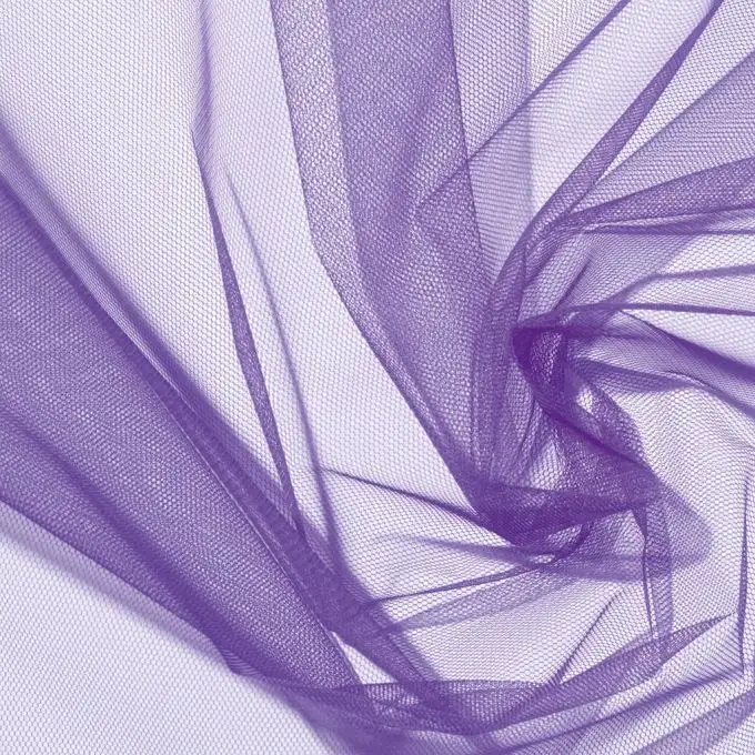 Tessuto tulle viola