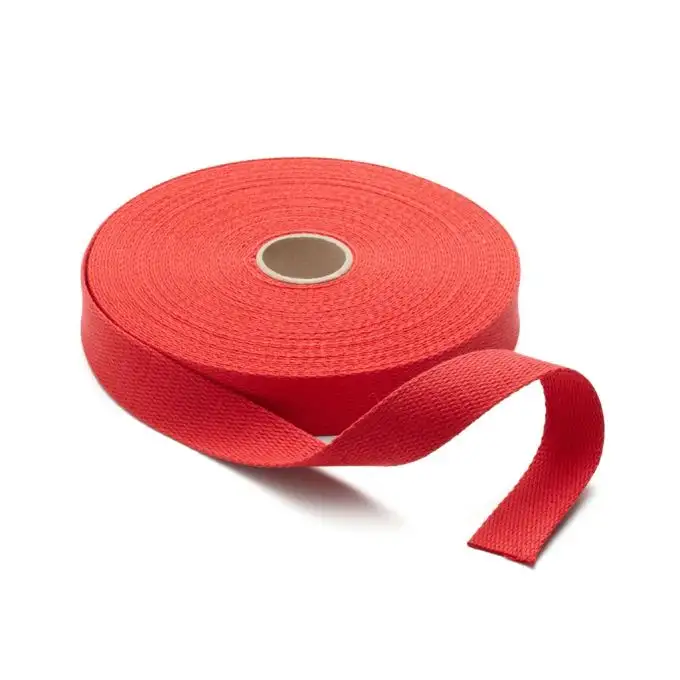 Cinturino cotone 30mm per borsa rossa