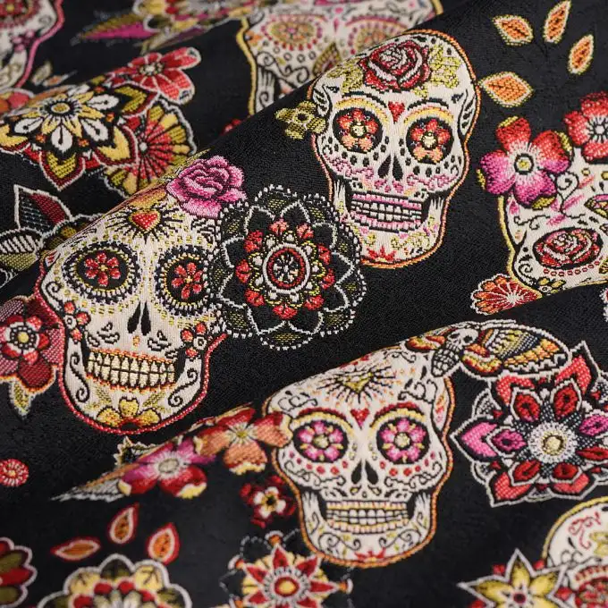 Tessuto jacquard Cristobal nero - Qualità seduta