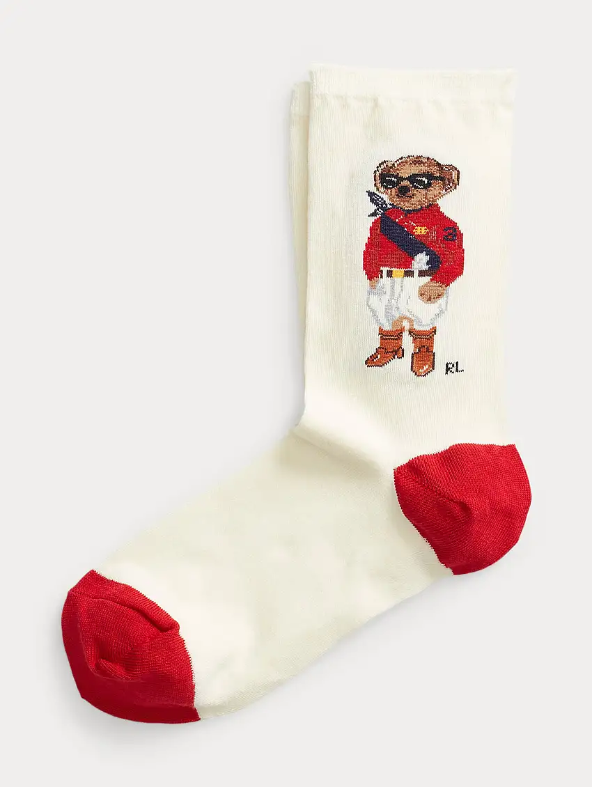 Calzini Polo Bear New Orleans Bianco