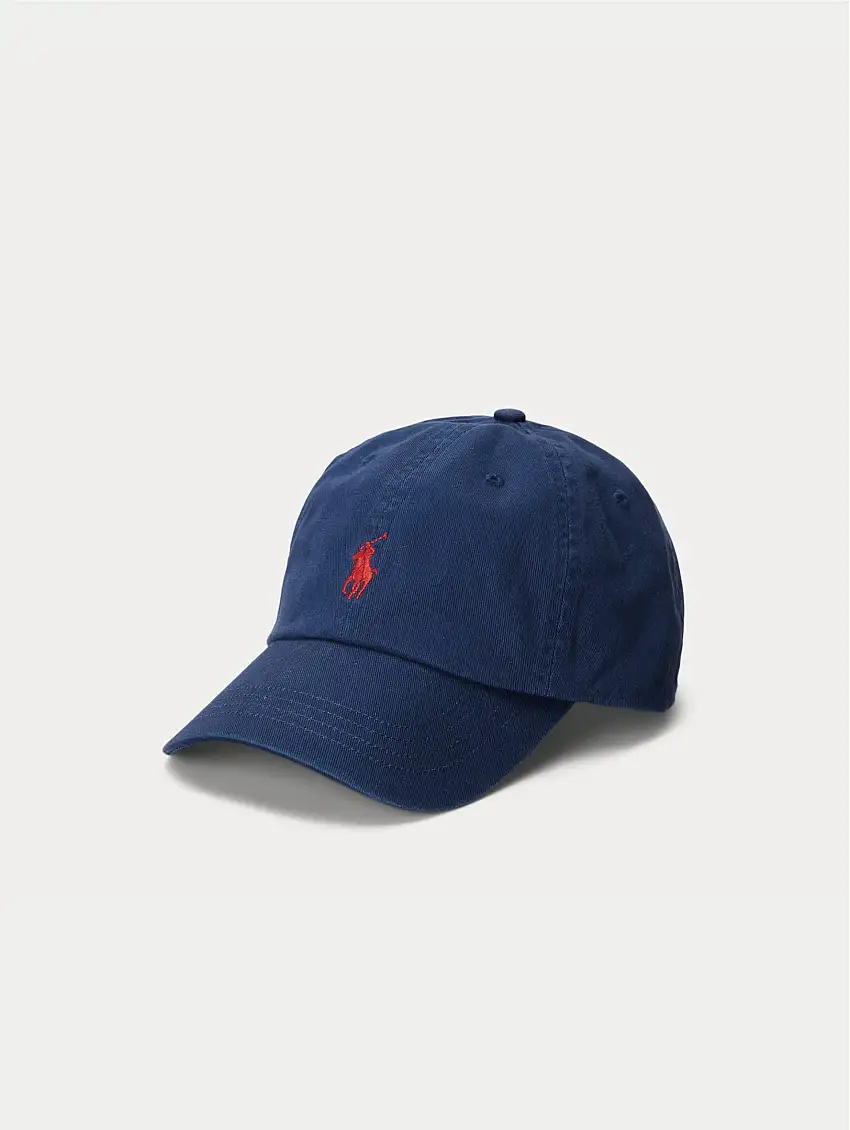 Cappello da Baseball in Cotone Twill Blu