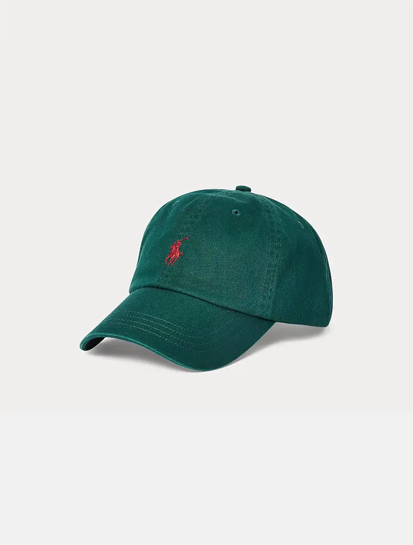 Cappello da Baseball con Logo Verde College