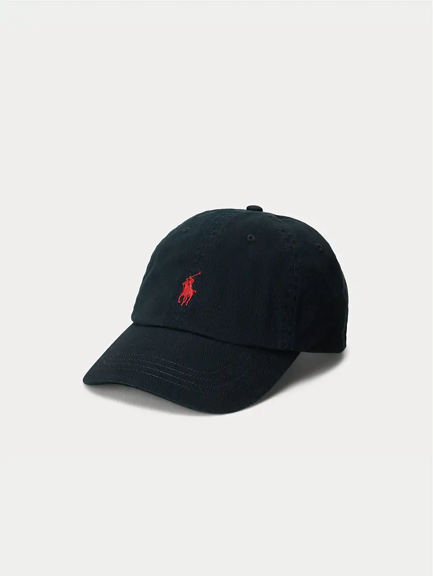 Cappello da Baseball in Cotone Twill Nero