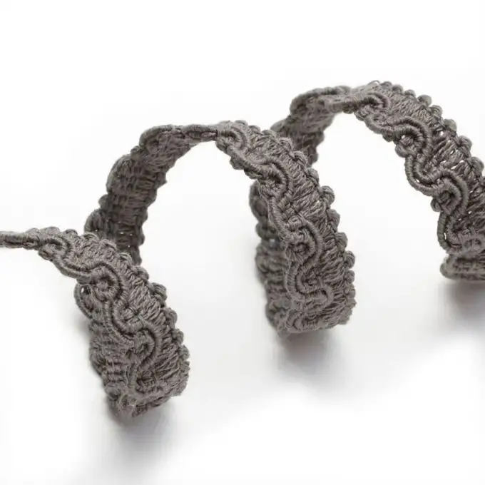 Galon onda screpolata opaco grigio