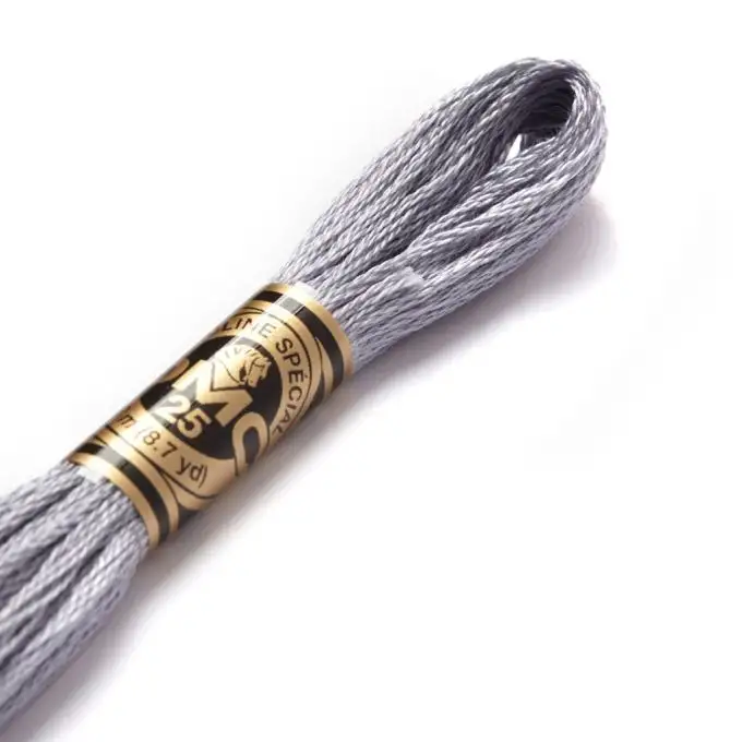 Filo mouliné da ricamo - Toni grigi - COL 318
