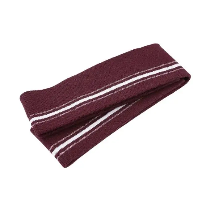 Bordo inferiore giacca costina rosso bordeaux