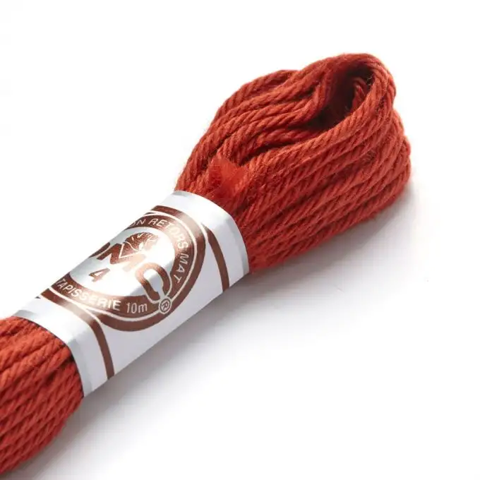 Filo da ricamo ritorto opaco rosso - COL 2354